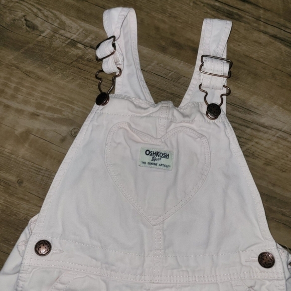 Oshkosh B'gosh Kids Pink Overalls Size 5T - Picture 4 of 4